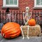 36" Skeleton Halloween Decorations, 3FT Realistic Full Body Movable Posable Joints Skeleton, Creepy Halloween Plastic Skeleton for Graveyard Decorations, Haunted House Props Indoor/Outdoor Decor